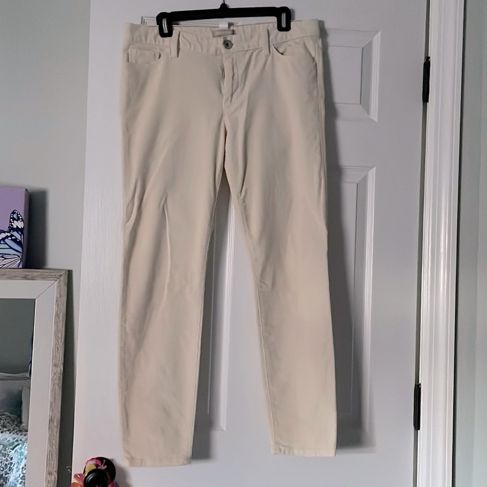 Banana Republic Cream colored corduroys